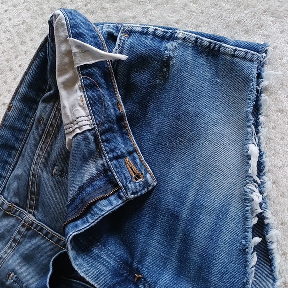 Vintage 1970's wrangler cheeky cut off jean shorts - Picture 11 of 12